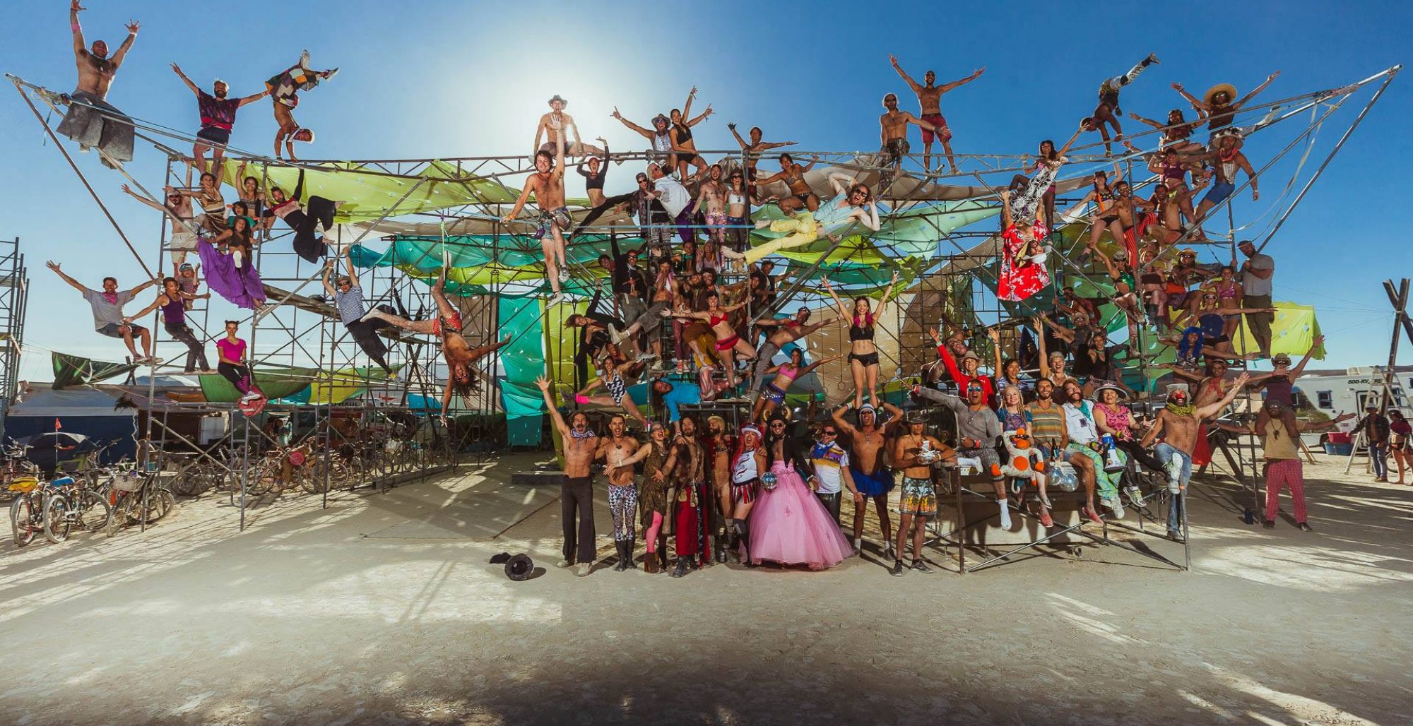Swing City at Burning Man